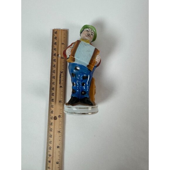 Vintage Porcelain Figurine Of Accordion Player Made In Japan Hand-Painted Collec - Picture 2 of 16